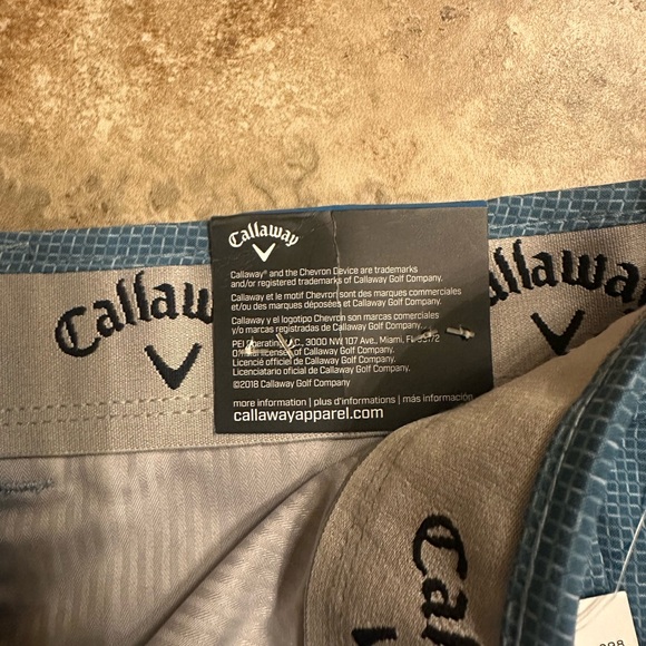 Callaway Men's Blue Shorts - Picture 5 of 5
